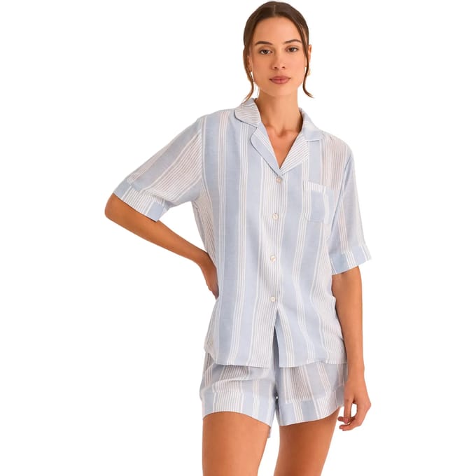 Pyjama t-shirt met korte mouwen en short voor dames Selmark P120