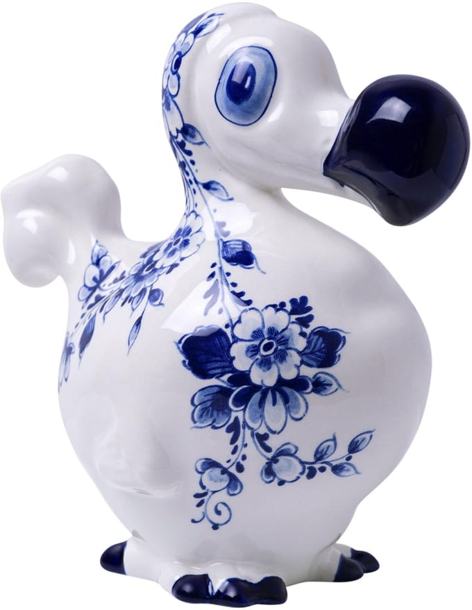 Decoratiebeeld De Blauwe Dodo - Keramiek