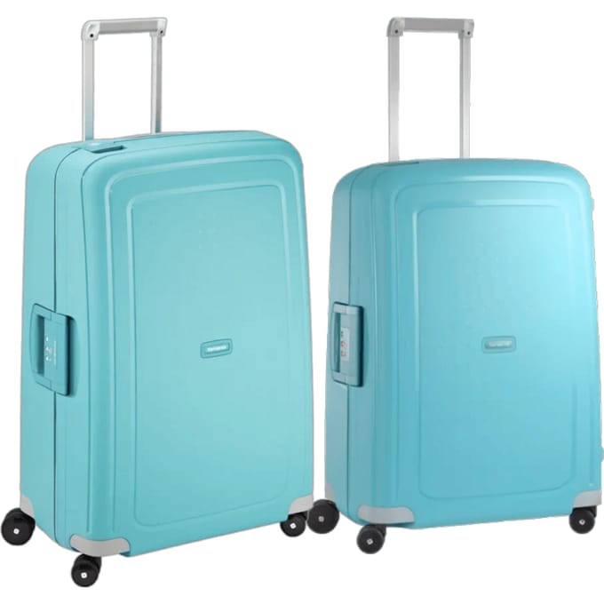 Samsonite S'Cure Spinner 69+75cm Aqua Blue Kofferset
