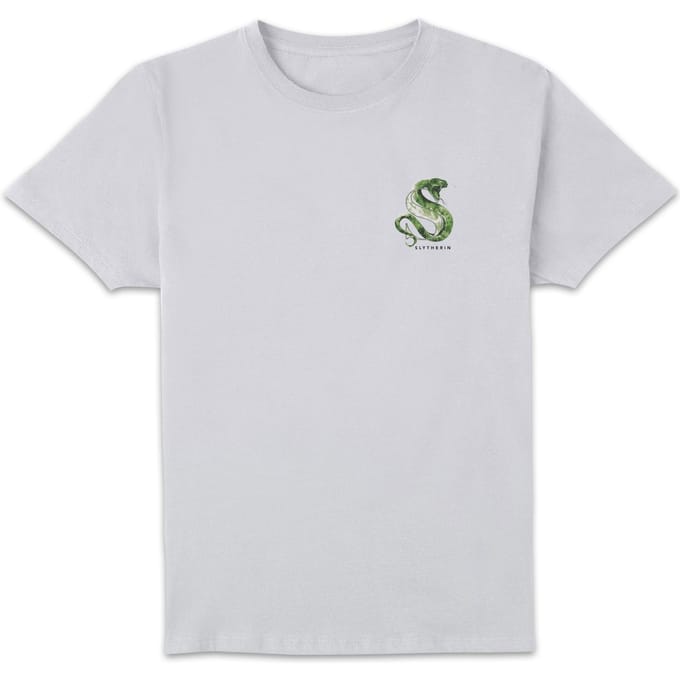Harry Potter Slytherin Unisex T-Shirt - White - 5XL