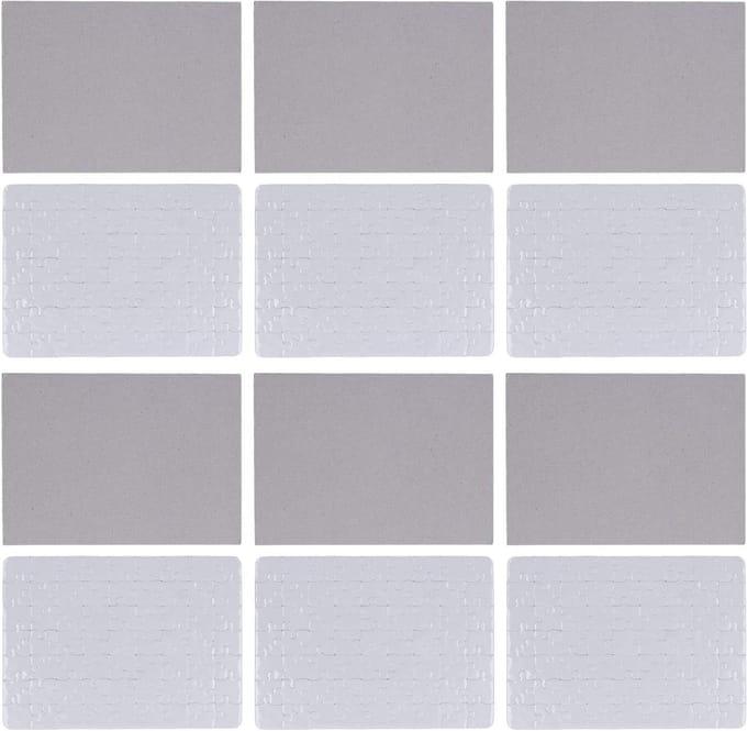 Sublimatie Puzzels - Knutselpuzzels Transferpuzzels - Zelf Ontwerpen - Voorgemonteerd Geleverd - 6 Sets 63 Delen - Wit