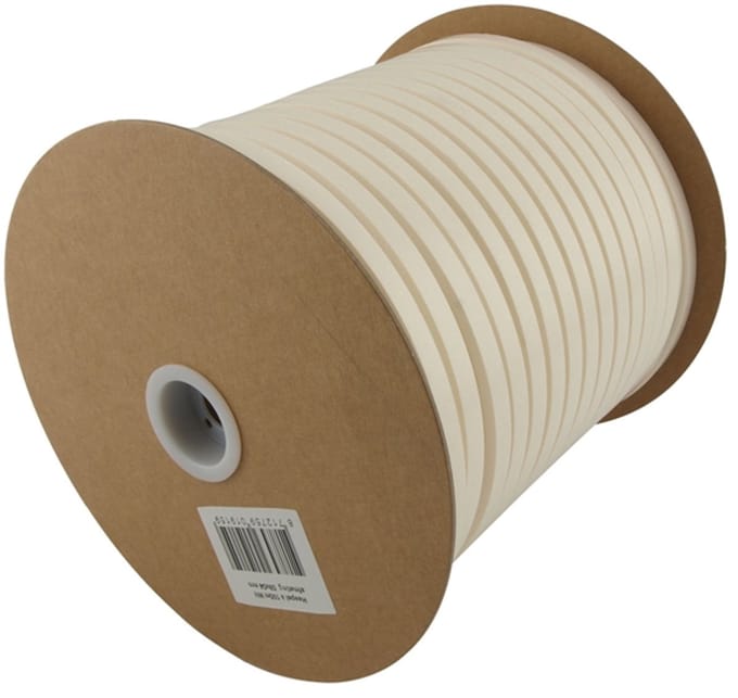 Glasband P.E. Wit Zelfkl. 9X3mm Op Rol A 100 Mtr.