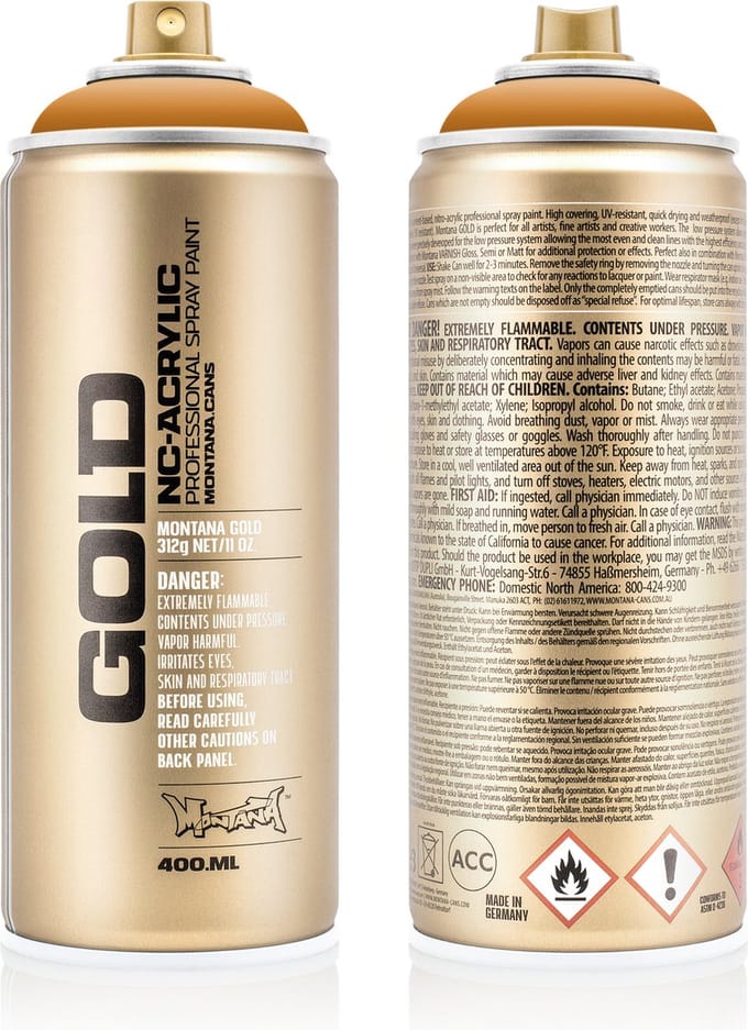 Montana GOLD G1250 Terra spuitbus 400ml