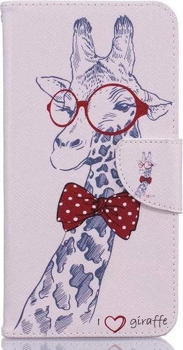 Bookcase Geschikt voor: iPhone 11 Pro Max hoesje met print - Giraffe