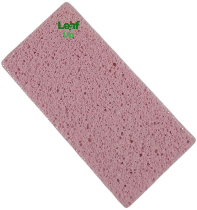 LeafUp® Puimsteen Pedicure Blok – Eeltverwijderaar Handen & Voeten – Roze – 10x5x2 cm (B6)