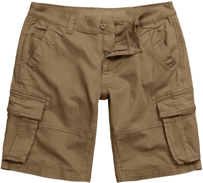 JP 1880 - Heren - Cargobermuda Buik-Fit cargozakken - Taupe - Maat 70