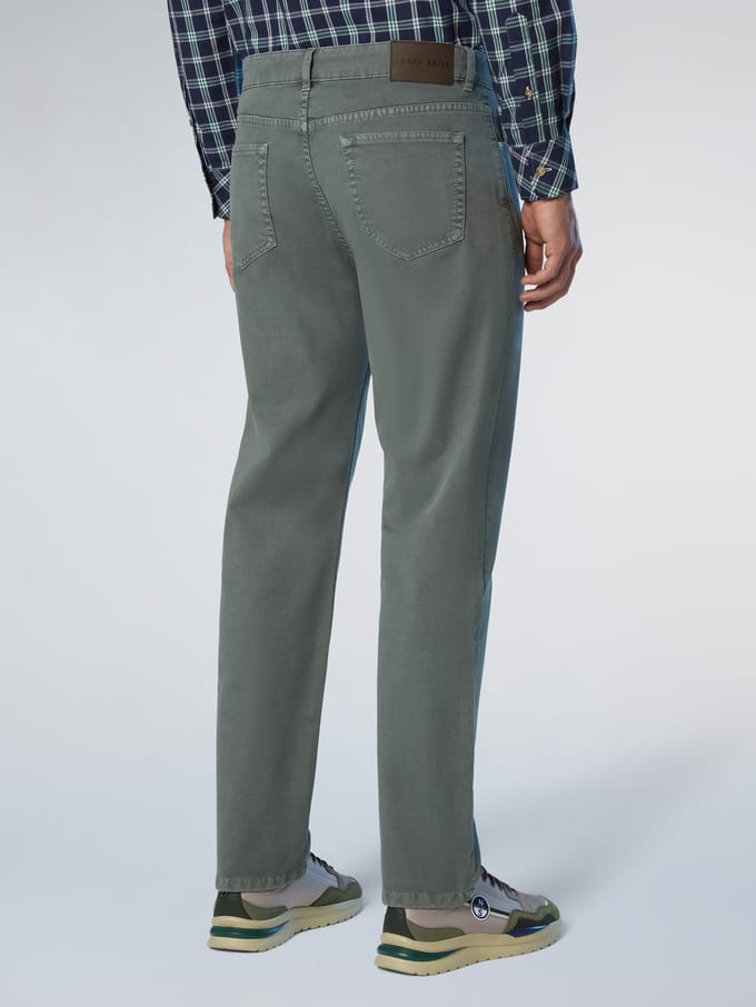 North Sails Broek Broken twill met 5-pocketstijl