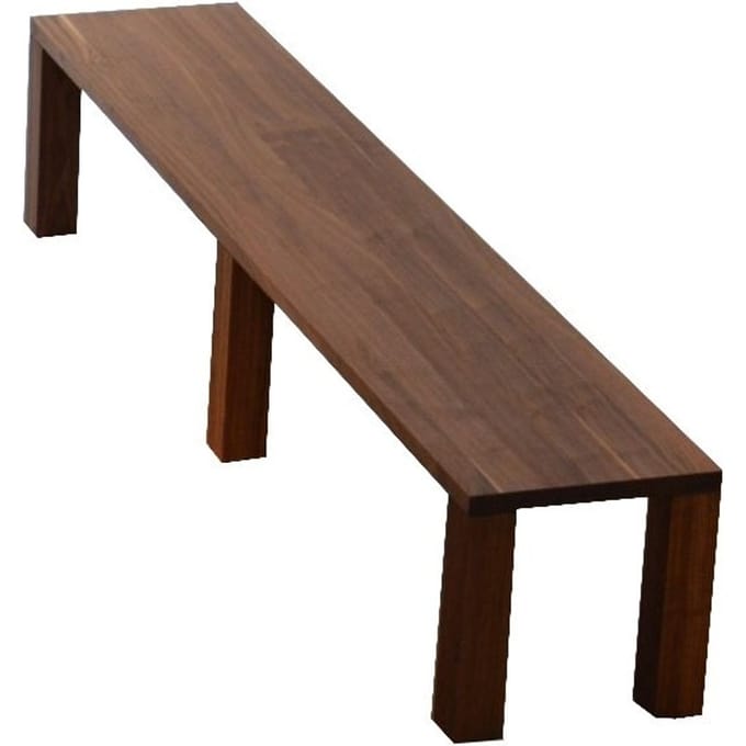 Jan Kurtz - Leos Bank - 200 cm - eiken - bruin