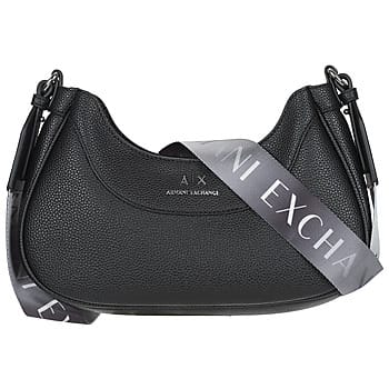 HalfMoon Shoulder Bag Wo - Black