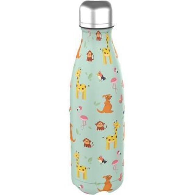 Kangourou Happy Zoo RVS waterfles Drinkflessen