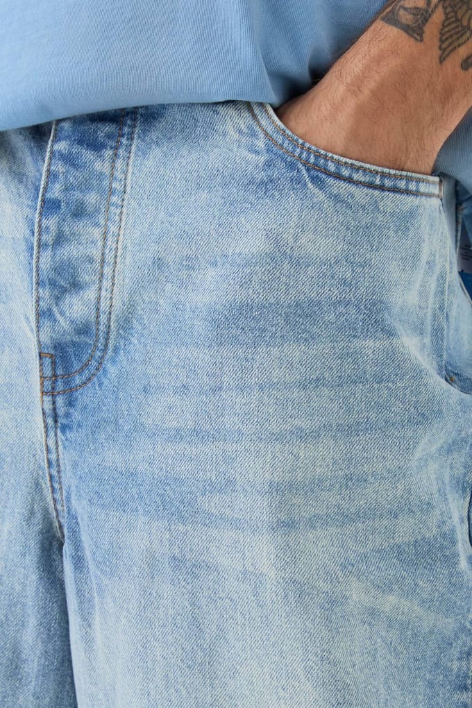 Essential Parachute Fit Jeans | Antique Blue | Size 52R