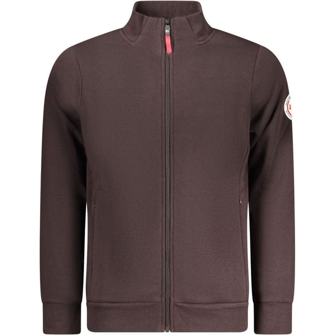 Noorwegen 1963 Marrone Katoenen Heren Sweatshirt