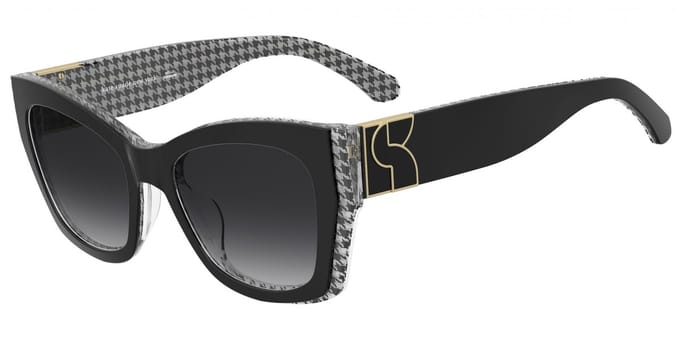 Kate Spade KS JAYDA/G/S Black pattern white 53/19/140 WOMAN Zonnebrillen