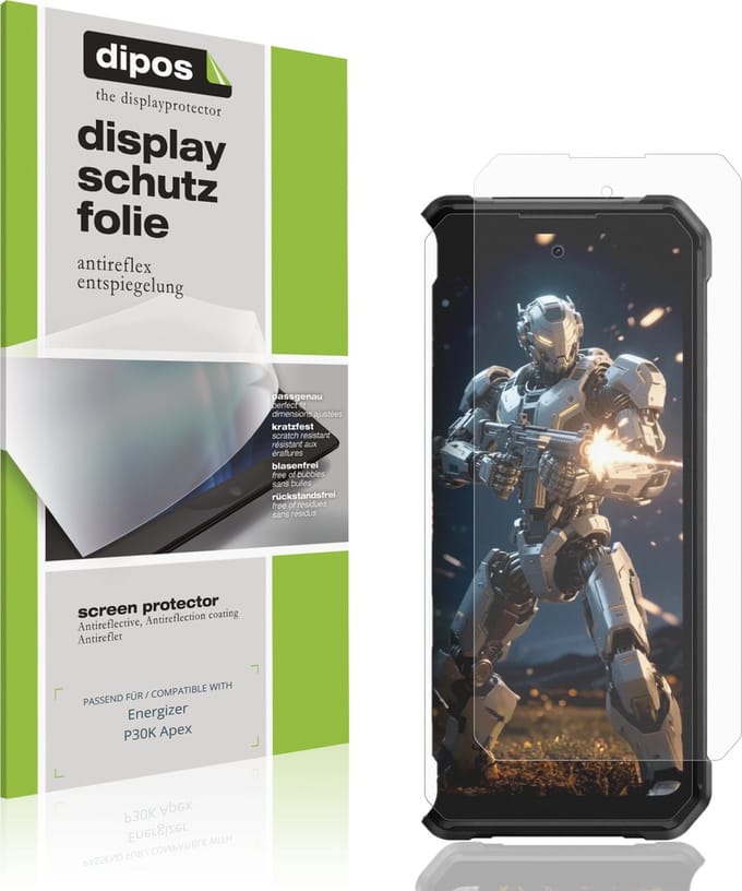 dipos – 4x Matte Beschermfolie geschikt voor Energizer P30K Apex | Krasbestendige & antireflecterende Screenprotector Ultra-Thin