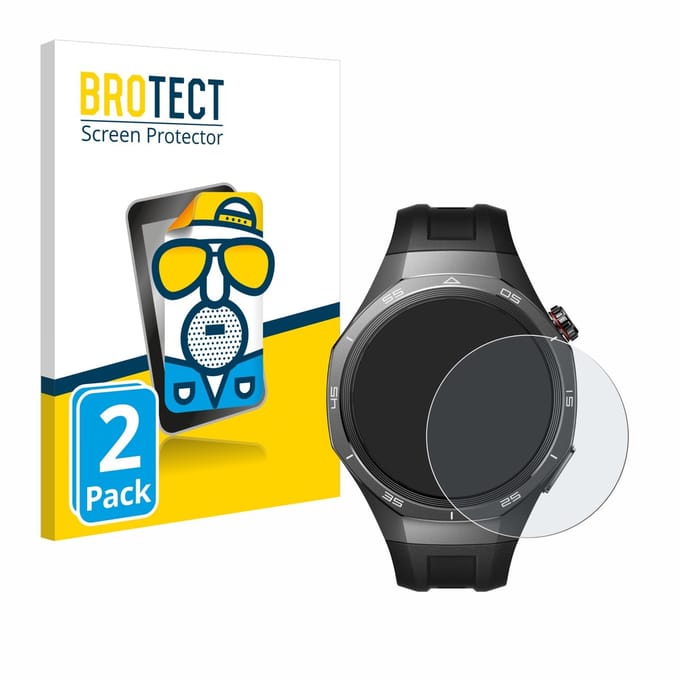 BROTECT - Screenprotector voor Huawei Watch GT 5 Pro (46 mm) - Folie Beschermfolie matte 2 Stuks