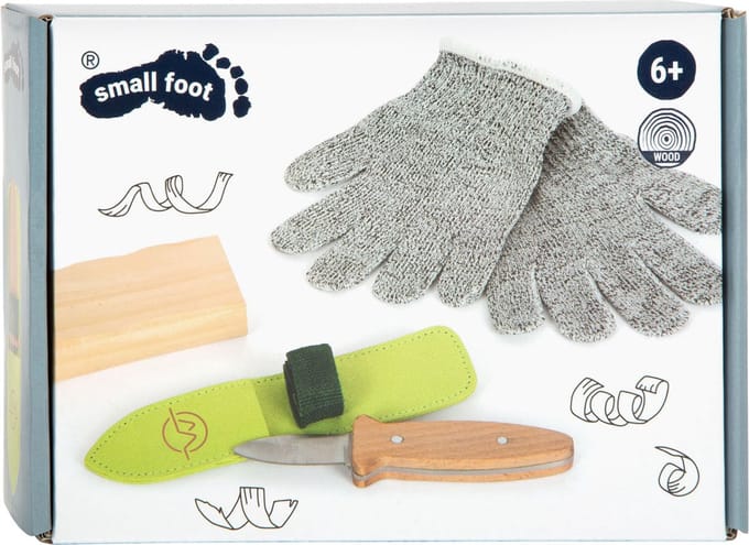 Small Foot - Houtsnijden en Bewerken Ontdekset, 5dlg.