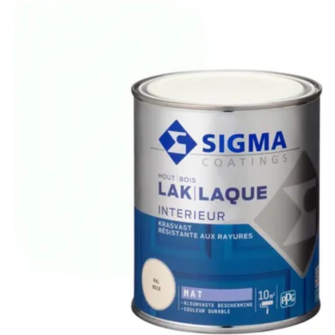 Sigma Binnenlak Ral9016 Mat 750ml
