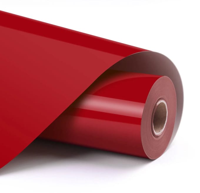 Heat Transfer Vinyl Basic - Red - 30.5 x 180 cm