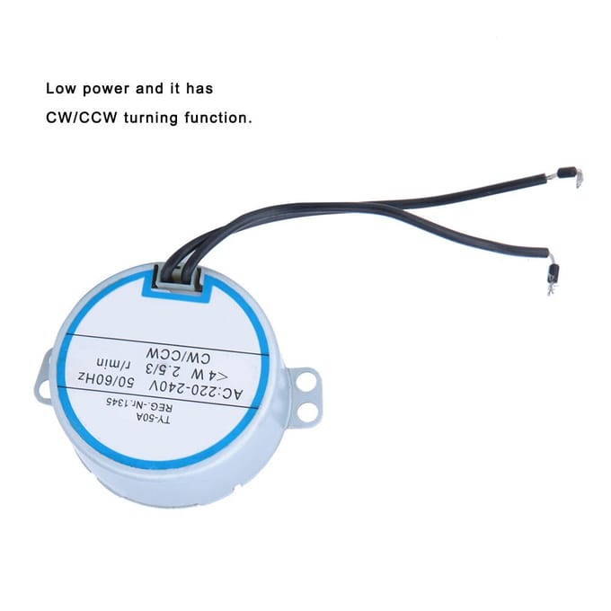 TY50A Hoge Kwaliteit Afstandsbediening Synchroonmotor voor Moving Head Ventilator 220240V