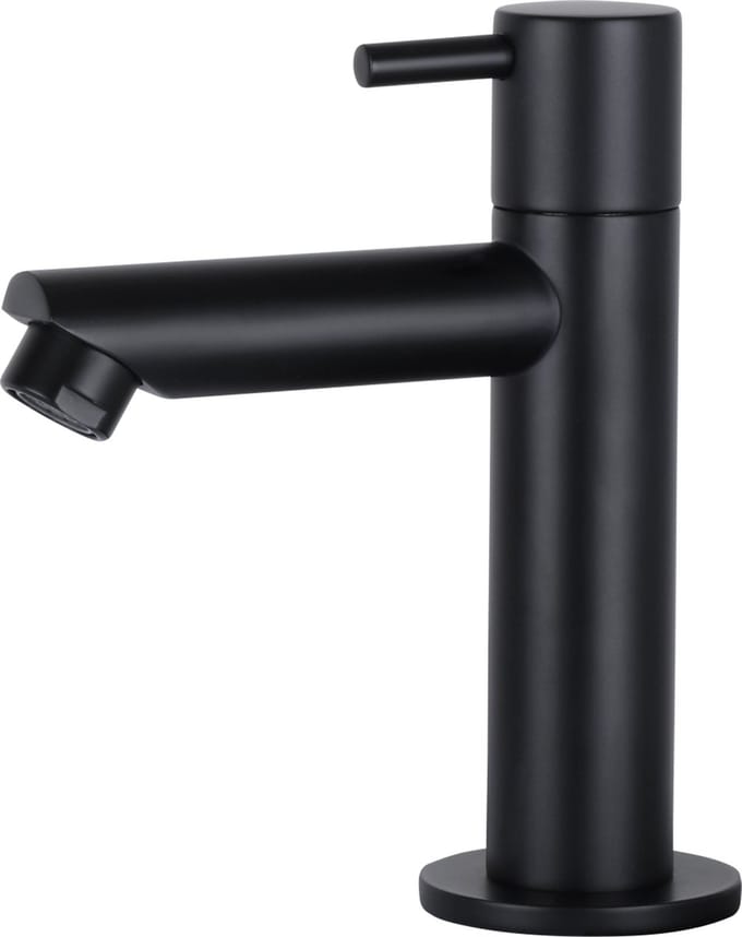 Differnz Toiletkraan Mix & Match - Zwart Mat - 42cm