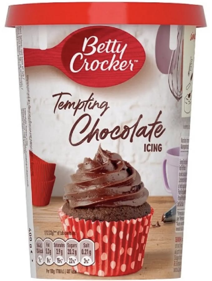 Betty Crocker Tempting Chocolate Icing 400 g – Kant-en-klaar Chocolade Glazuur