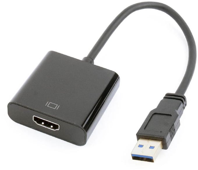 Gembird USB to HDMI Display Adapter - Zwart - Universele Aansluiting voor Externe Weergave