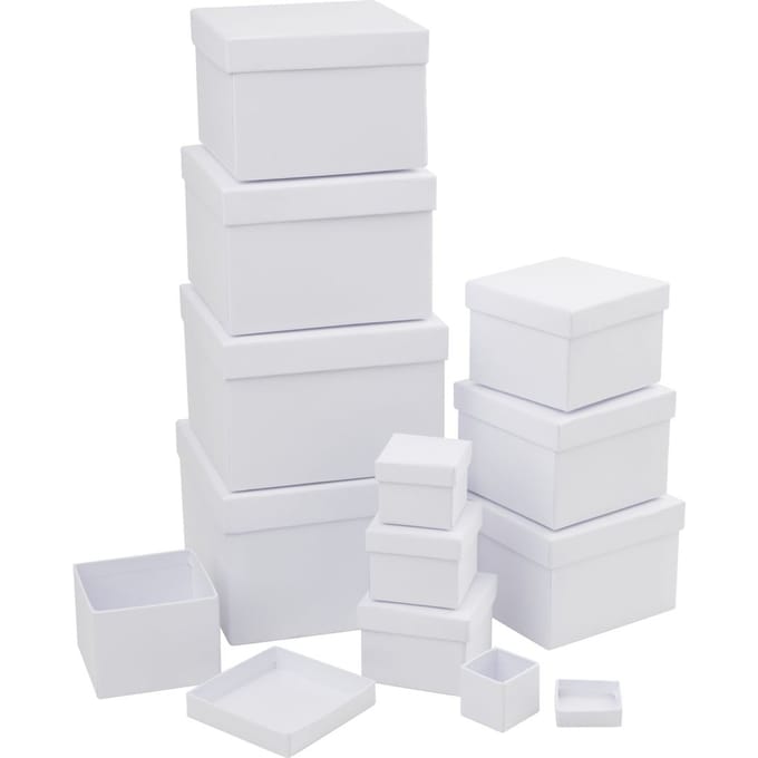 VBS Kartonnen dozen "Vierkant", set van 12