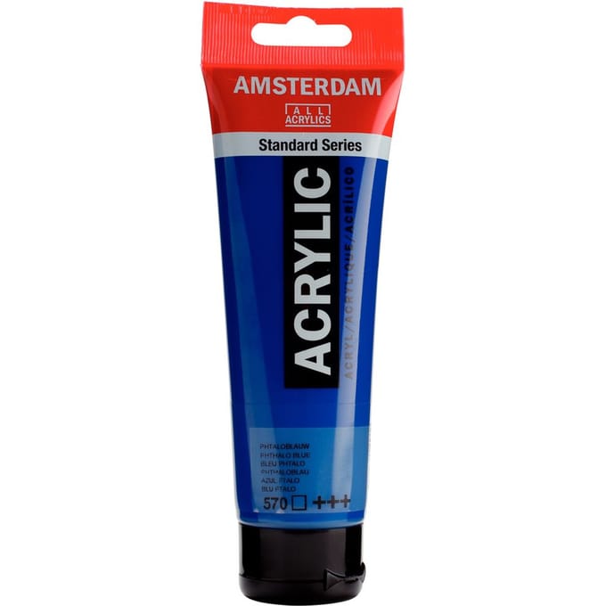 Amsterdam Standard Series Acrylverf Tube 120 ml Phtaloblauw 570