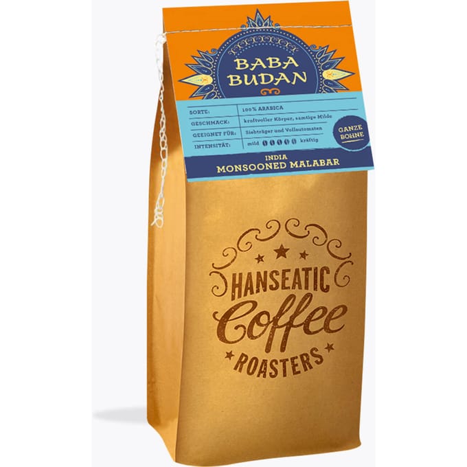 Hanseatic Coffee Roasters Baba Budan Indian Monsooned 250g