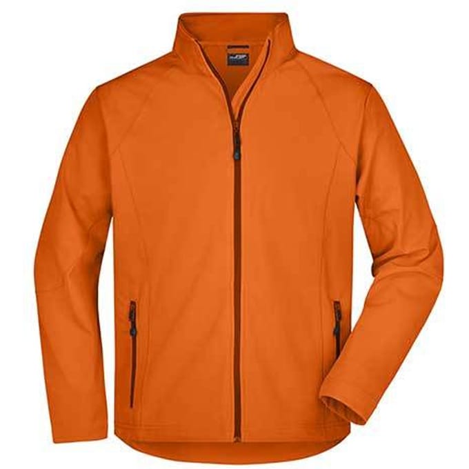 James Bond Heren Soft Shell-jasje (Oranje)