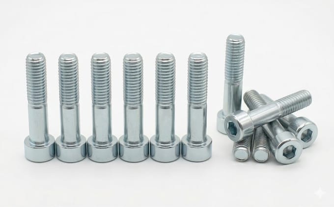 Inbusbout M5 x 25 mm - Lage Cilinderkop - Voldraad -RVS A4 (Zuurbebestendig) - DIN 7984 - 25 Stuks