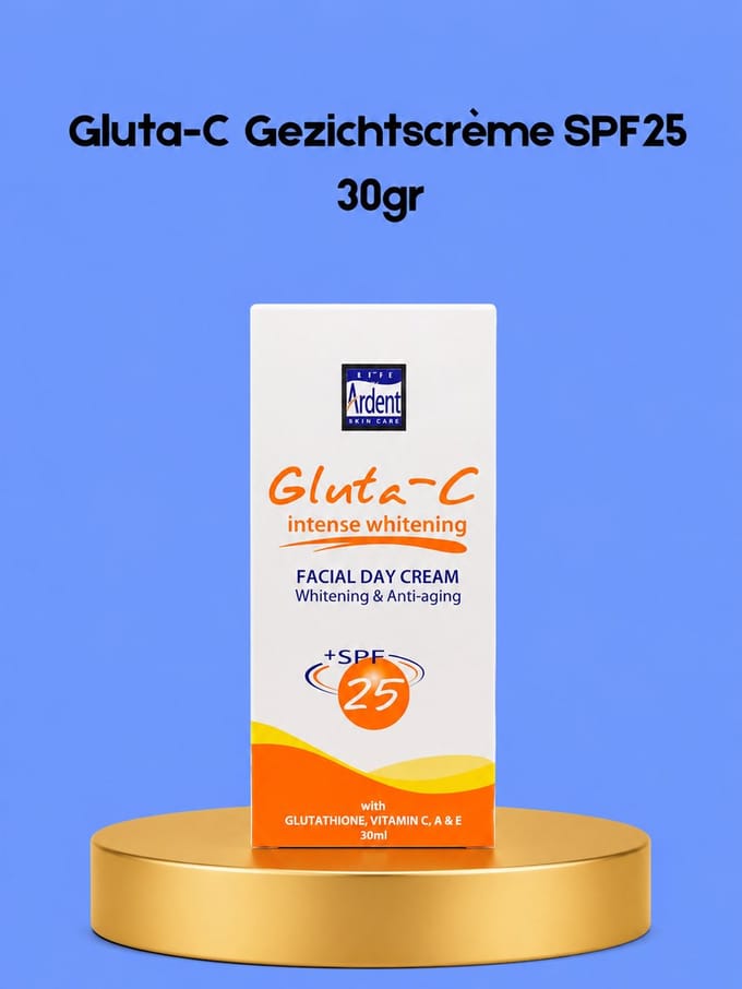 Gluta C Gezichts dag crème met Gratis Gluta C zeep 60 gram