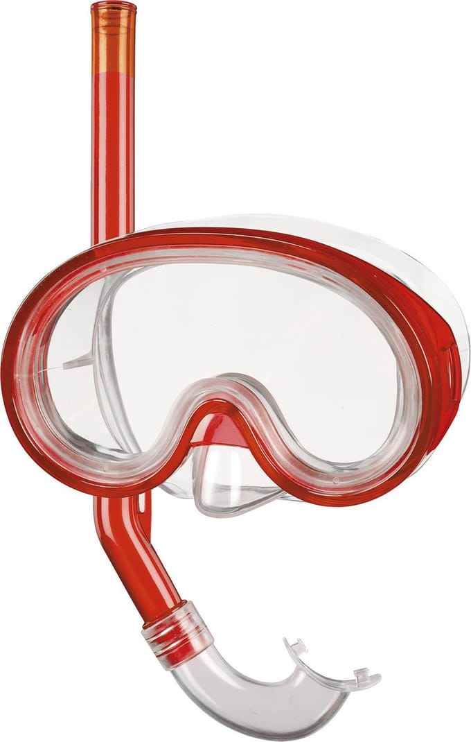 BECO kinder snorkelsetje Havanna - 8+ - rood