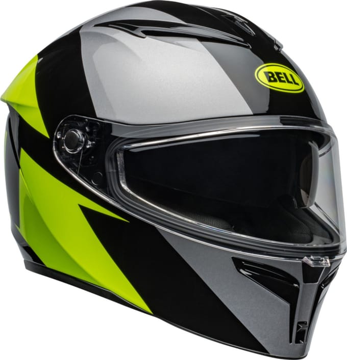 Bell Lithium Shear Grijs Geel Integraalhelm - Helm