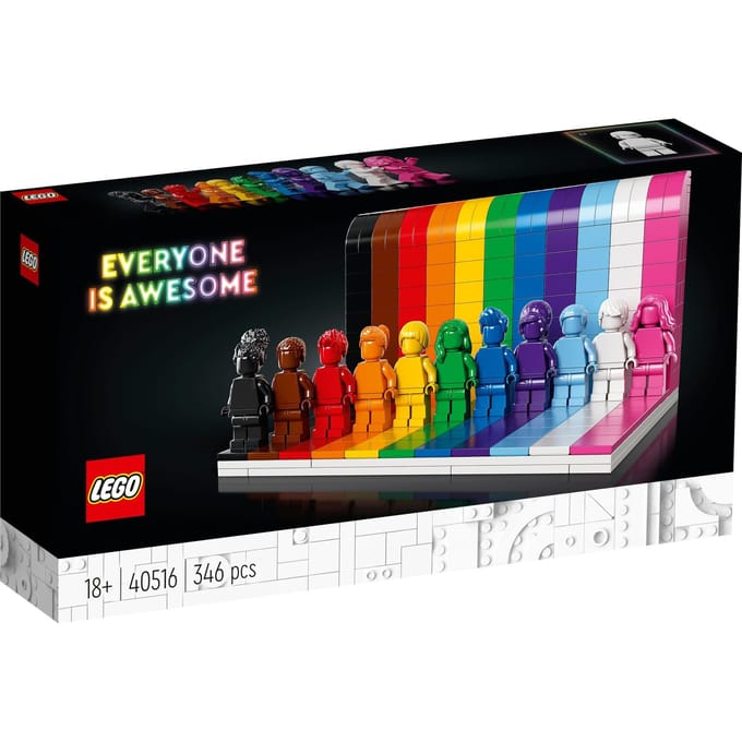 LEGO Iconic Everyone Is Awesome 40516, Bouwpakket, 18 jaar, Kunststof, 346 stuk(s), 558 g