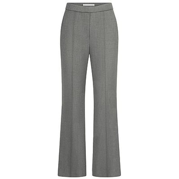 Enkellange Wide Fit broek Van Raffaello Rossi grijs