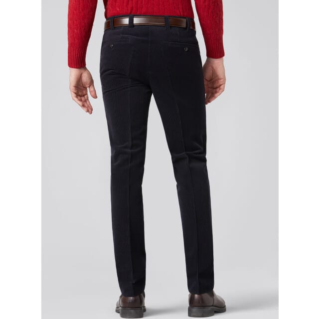 Meyer - Chino Roma Wol Corduroy Navy - Heren - Maat 29 - Regular-fit