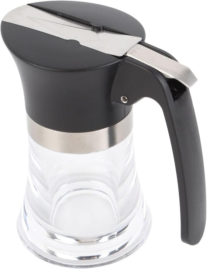 RVS Siropendispenser van 100 ml, Makkelijk Schoon te Maken voor Chocoladesiroop, Ahornsiroop en Karamelsaus