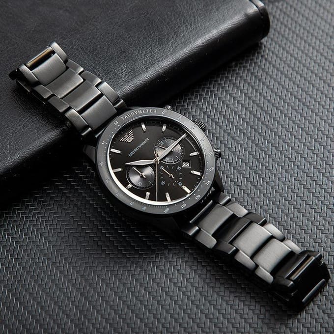 Emporio Armani Horloge AR11242 Zwart
