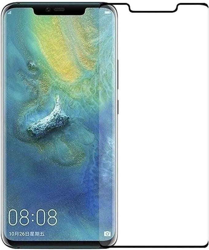 2 Pack Geschikt voor: Huawei Mate 30 Pro Screenprotector Glazen Gehard Full Cover Volledig Beeld Tempered Glass