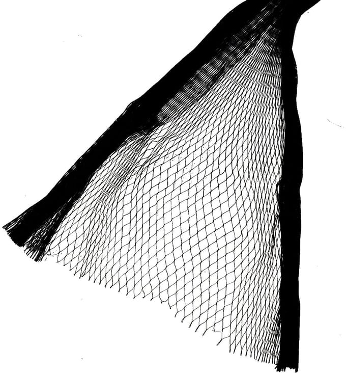 Vogelnet - 5 x 10 meter - 28 mm maas - Blauw