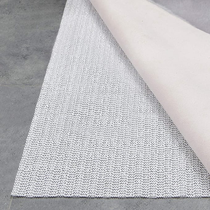 Antislip Mat - Onderkleed Vloerkleed - Vloerkleed Stabiliseren - Ademend Materiaal - 30 x 50 cm - Wit