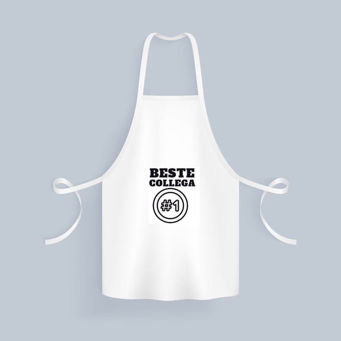 Akyol - beste collega Keukenschort - Beste collega - teamgenoot - cadeau - 82 bij 71 cm