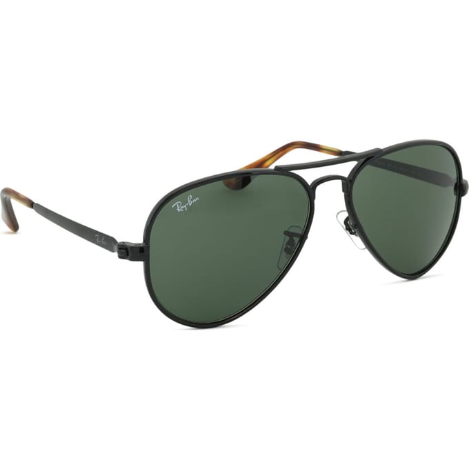 Ray-Ban RB3925 Aviator Max 002/31 zwart groene zonnebril