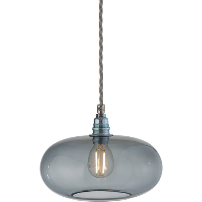 EBB & FLOW hanglamp Horizon, rookgrijs, glas, Ø 21 cm