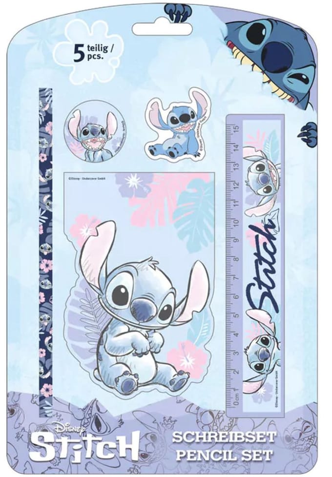 Lilo & Stitchschrijfwarenset - 5 delig