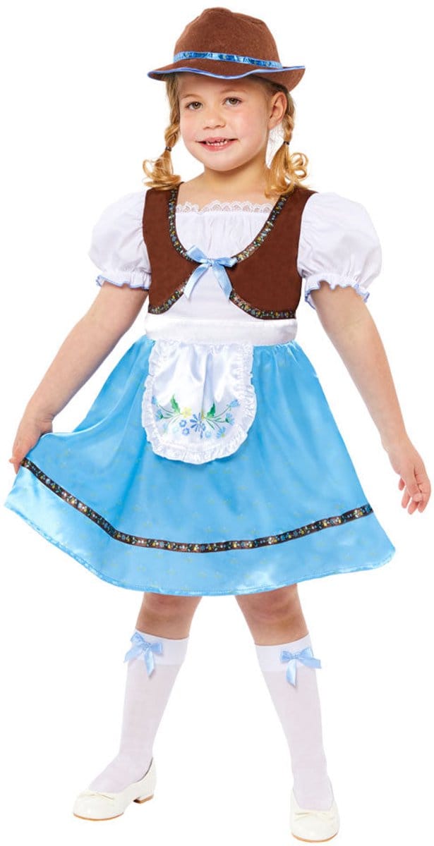 Traditioneel Liesl meisjeskostuum