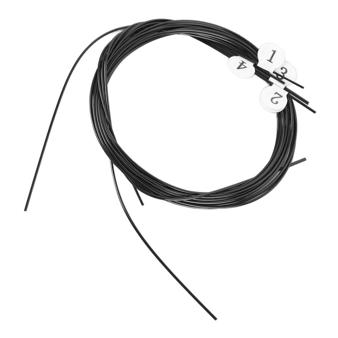 Ukulele Snaren Zwart Nylon Warm Rijk Geluid Universele Ukulele Gitaar Vervangingssnaren black