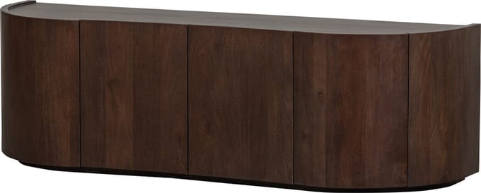 WOOOD Sense Dressoir 4-Deurs - Mango - Walnoot - 50x160x46