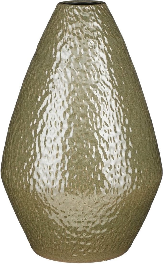 Mica Decorations Morris Vaas - 23x23x30 cm - Keramiek - Groen